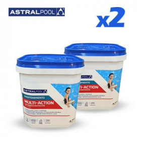 CLORO MULTIACCION ASTRALPOOL PARA PISCINAS | TABLETAS 250gr | 5KG | 2uds