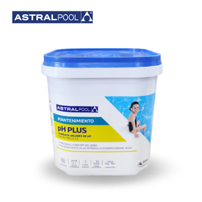 AUMENTADOR PH PLUS ASTRALPOOL PARA PISCINAS | GRANO | 5kg