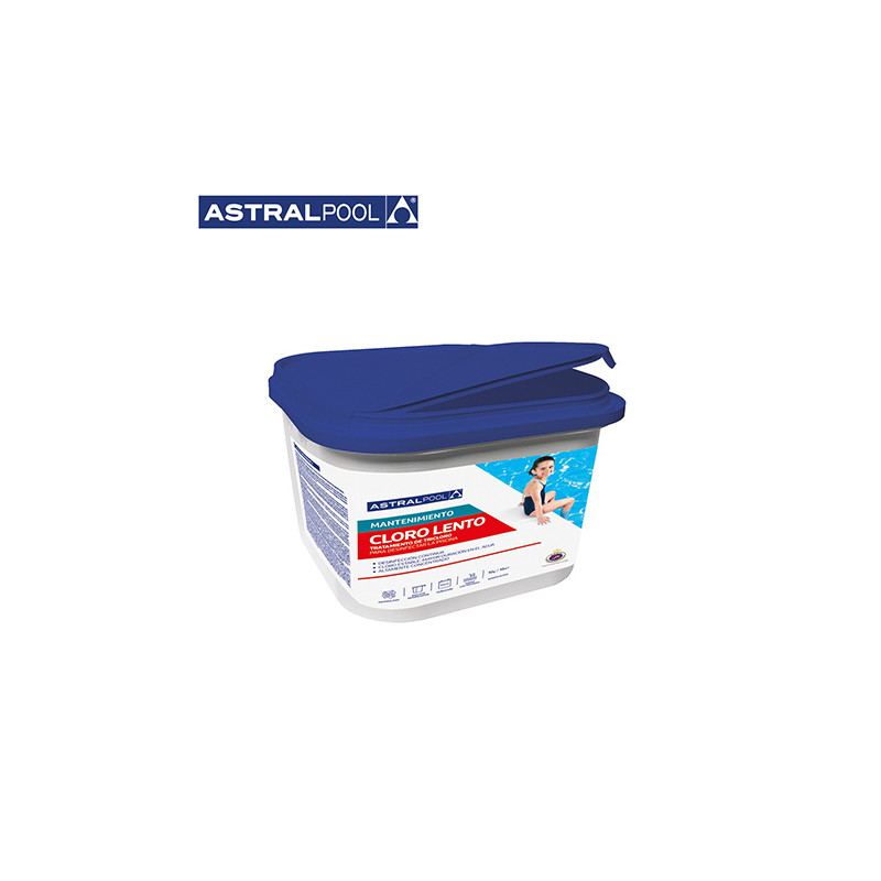 CLORO LENTO GRANULADO ASTRALPOOL PARA PISCINAS | TRICLORO | 1kg CLORO LENTO GRANULADO ASTRALPOOL PARA PISCINAS | TRICLORO | 1kg