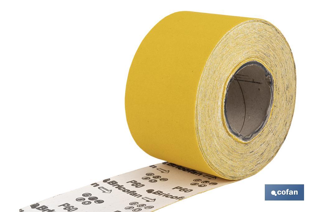 ROLLO LIJA DE PAPEL 100 X 25 M. G.60