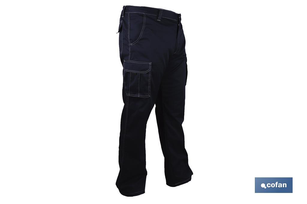 PANTALÓN DE TRABAJO TIPO DENIM MODELO GRASBERG 240 G/M2 AZUL TALLA 56