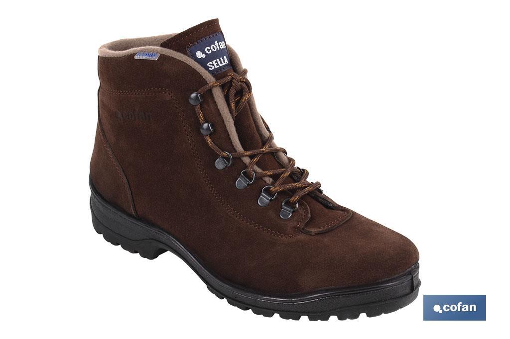 BOTA TREKKING MARRÓN HIDRÓFUGA MODELO SELLA T-44