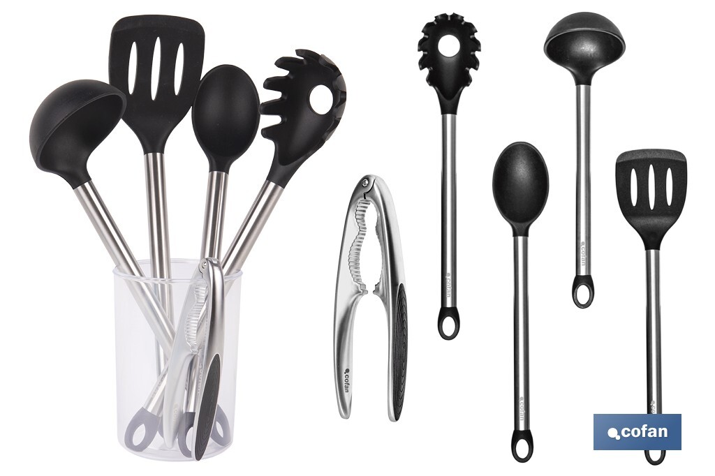 SET DE 6 UTENSILIOS DE COCINA GAMA NEIGE