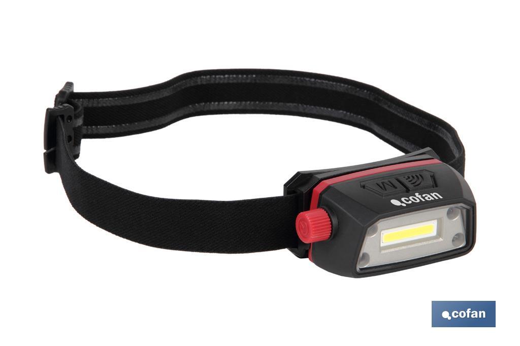 LINTERNA COB LED DE CABEZA 5 W 6500 K USB (PACK: 1 UDS) LINTERNA COB LED DE CABEZA 5 W 6500 K USB (PACK: 1 UDS)