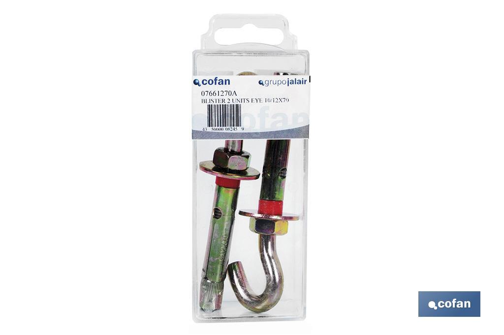 BL 1 UNITS HOOK 6/8X45 (PACK: 10 UDS) BL 1 UNITS HOOK 6/8X45 (PACK: 10 UDS)