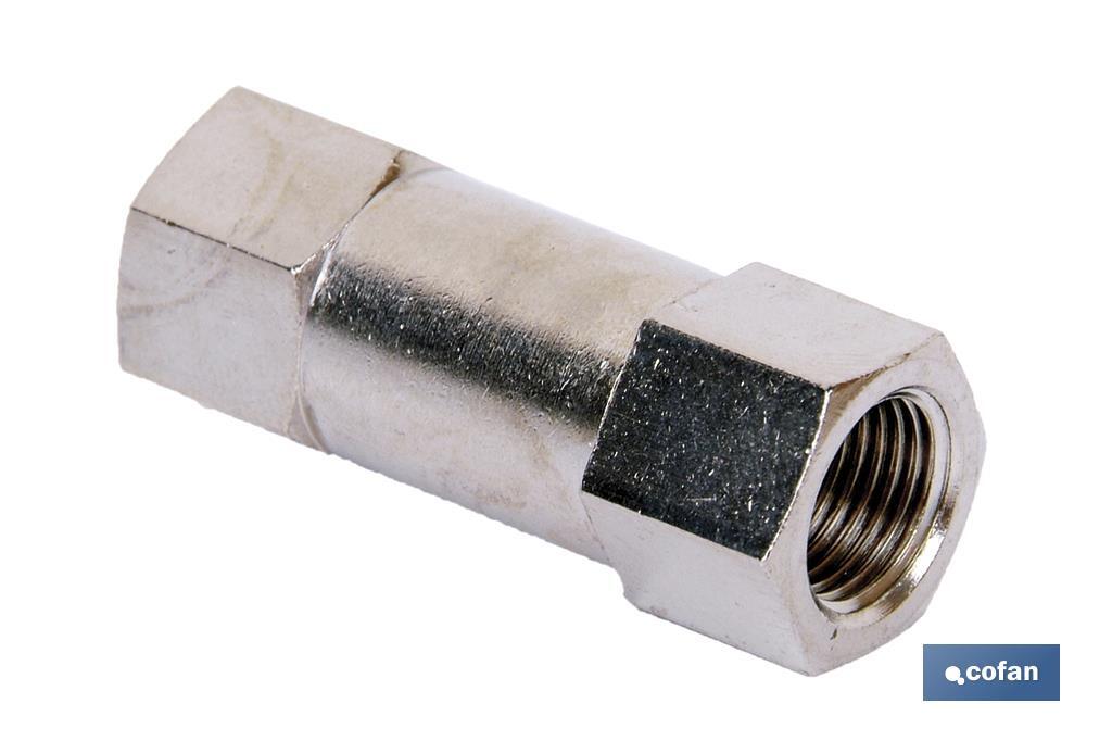 ANTIRRETORNO (H - H) R-1/4 (PACK: 1 UDS) ANTIRRETORNO (H - H) R-1/4 (PACK: 1 UDS)