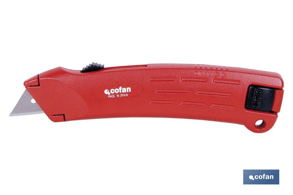 CUTTER RETRACTIL ZAMAK (PACK: 1 UDS) CUTTER RETRACTIL ZAMAK (PACK: 1 UDS)
