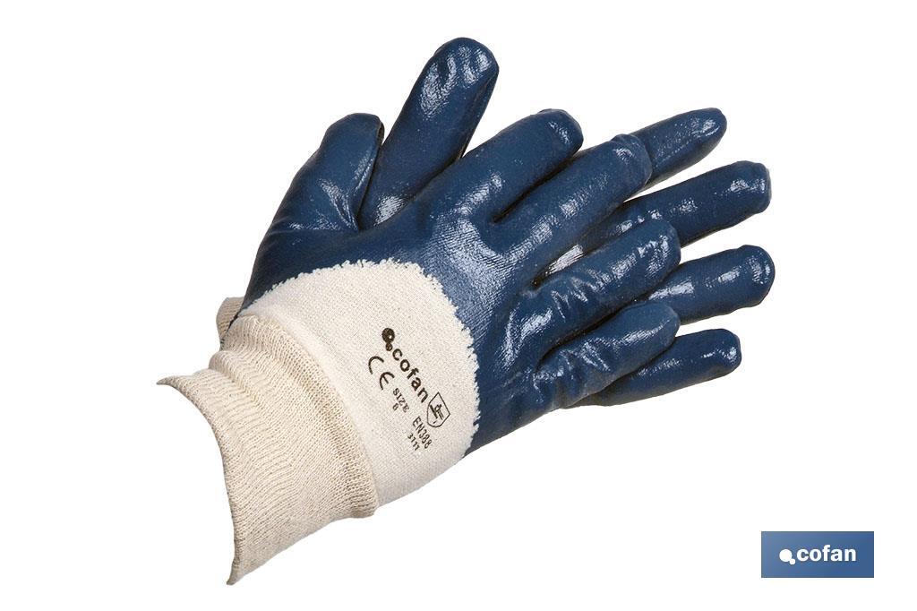 GUANTES NITRILO AZUL T-8 (PACK: 12 UDS)