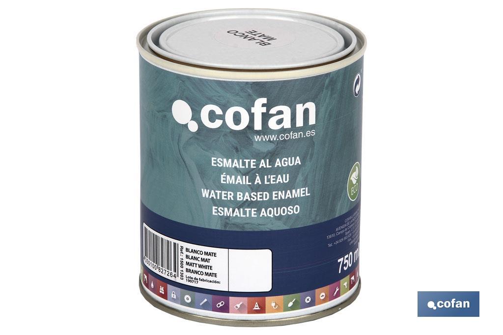 ESMALTE AL AGUA (750 ML) BLANCO MATE (PACK: 1 UDS) ESMALTE AL AGUA (750 ML) BLANCO MATE (PACK: 1 UDS)
