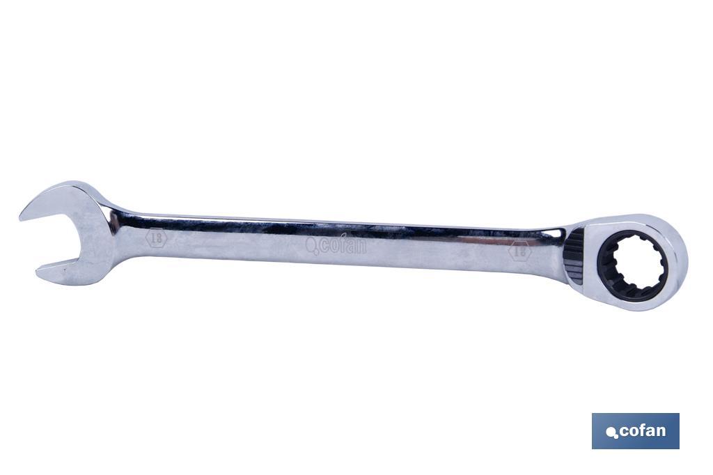 LLAVE COMBINADA CARRACA REVERS. 9MM (PACK: 1 UDS) LLAVE COMBINADA CARRACA REVERS. 9MM (PACK: 1 UDS)
