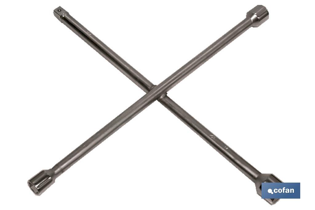 LLAVE DE CRUZ 17 X 19 X 21 X 1/2 (PACK: 1 UDS) LLAVE DE CRUZ 17 X 19 X 21 X 1/2 (PACK: 1 UDS)