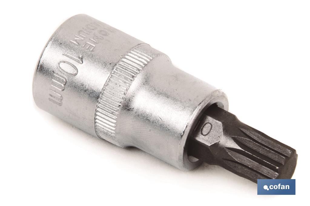 LLAVE DE VASO 3/8 CON PUNTA T-20 (PACK: 1 UDS) LLAVE DE VASO 3/8 CON PUNTA T-20 (PACK: 1 UDS)