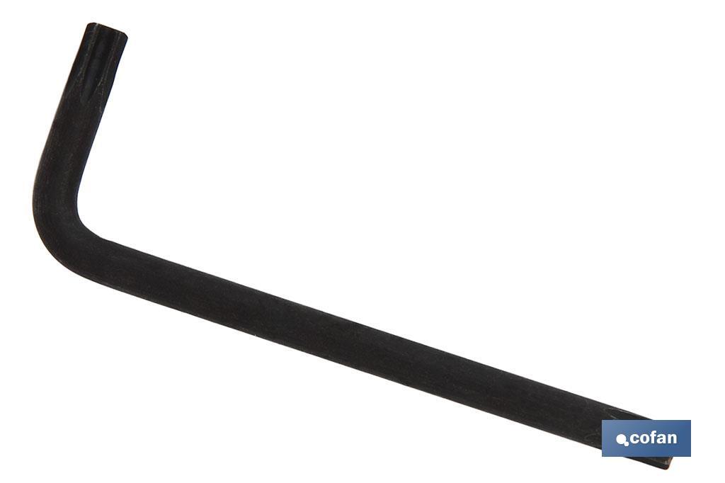 LLAVE ACODADA PARA TORNILLOS TORX T-40 (PACK: 1 UDS) LLAVE ACODADA PARA TORNILLOS TORX T-40 (PACK: 1 UDS)