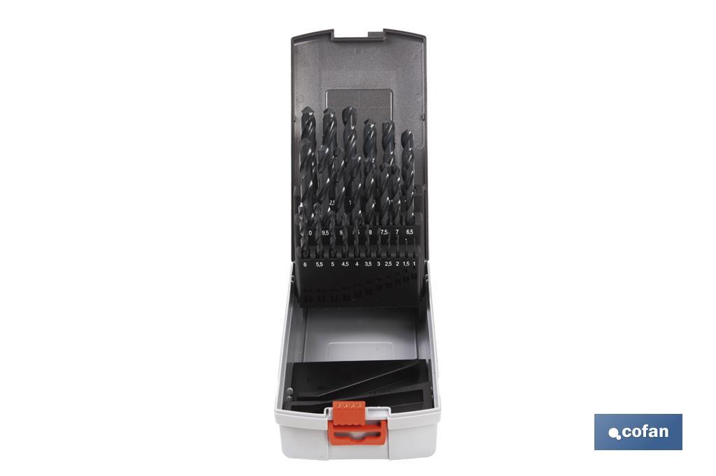 ESTUCHE BROCAS TITANIO - MEDIDAS: 1-13 MM (PACK: 1 UDS) ESTUCHE BROCAS TITANIO - MEDIDAS: 1-13 MM (PACK: 1 UDS)