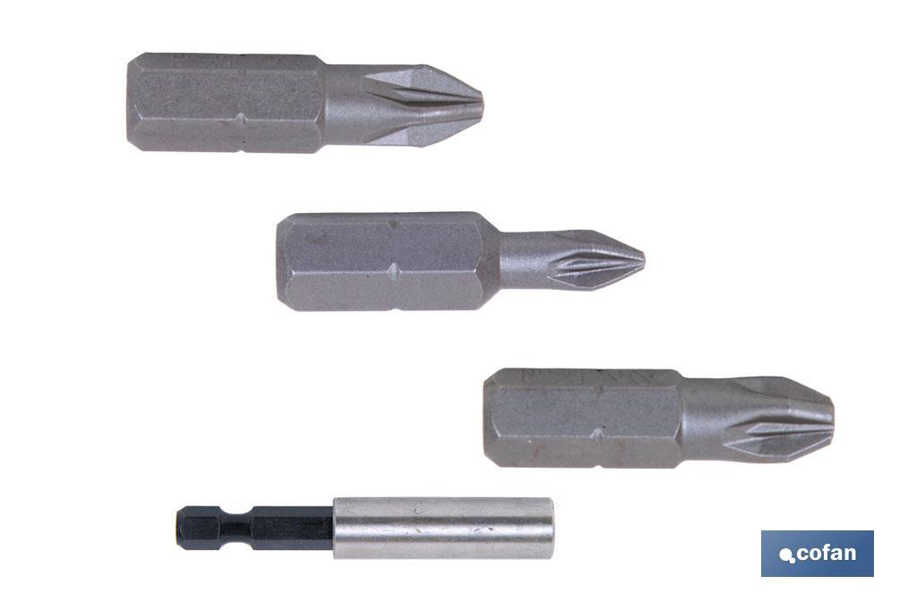 SURTIDO PUNTAS 1/4 PZ-1-2-3X25 + ADAPTADOR (PACK: 1 UDS) SURTIDO PUNTAS 1/4 PZ-1-2-3X25 + ADAPTADOR (PACK: 1 UDS)