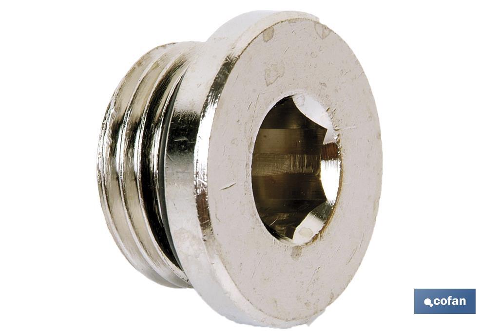TAPON ALLEN ROSCA MACHO CON TORICA R-1/4 (PACK: 5 UDS) TAPON ALLEN ROSCA MACHO CON TORICA R-1/4 (PACK: 5 UDS)