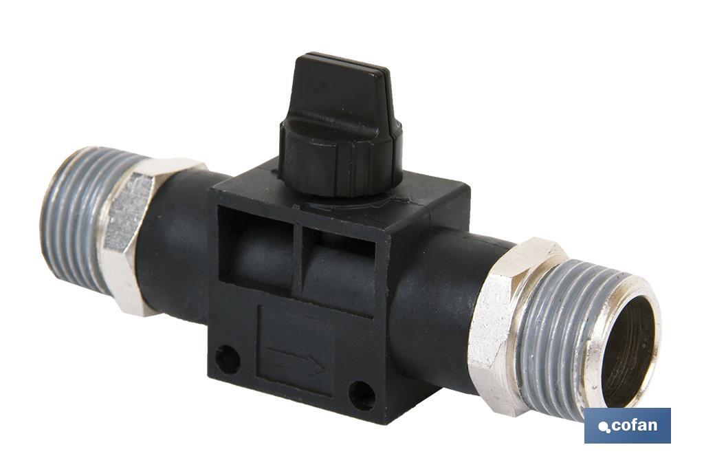 VALVULA DE CIERRE ROSCA R-3/8 (PACK: 1 UDS) VALVULA DE CIERRE ROSCA R-3/8 (PACK: 1 UDS)