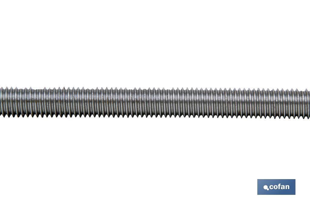 DIN-975 C-4.8 WHITWORTH 2 1/2 Z (PACK: 1 UDS) DIN-975 C-4.8 WHITWORTH 2 1/2 Z (PACK: 1 UDS)