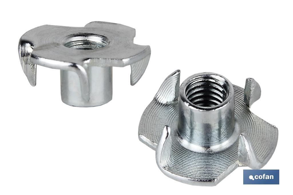 TUERCA CLAVABLE HIERRO ZINCADA M-5 (PACK: 500 UDS) TUERCA CLAVABLE HIERRO ZINCADA M-5 (PACK: 500 UDS)