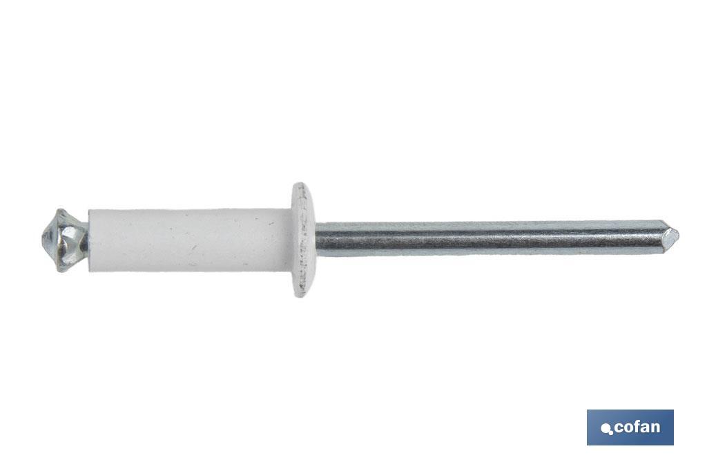 REMACHE DE FLOR BLANCO 4 X 20 MM (PACK: 500 UDS)