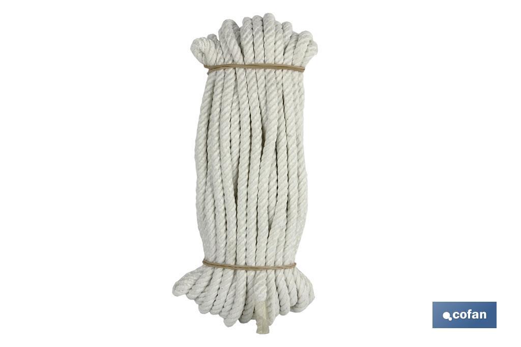 MADEJA CUERDA NYLON MATE 4 CABOS 8MM 10M (PACK: 1 UDS) MADEJA CUERDA NYLON MATE 4 CABOS 8MM 10M (PACK: 1 UDS)