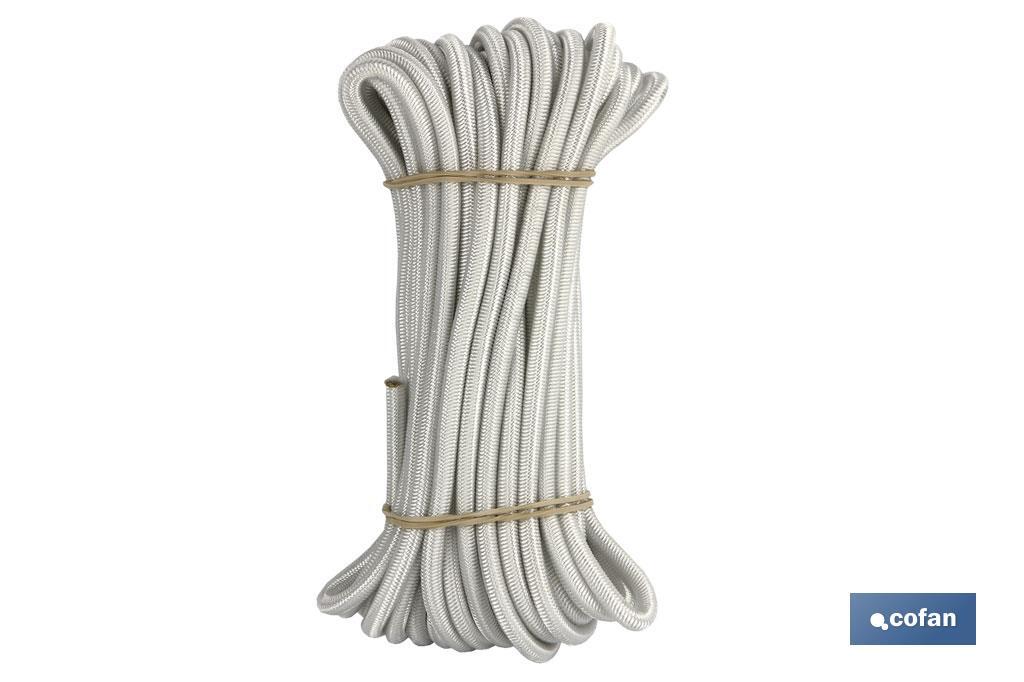 MADEJA CUERDA ELÁSTICA 8MM 10M BLANCO (PACK: 1 UDS) MADEJA CUERDA ELÁSTICA 8MM 10M BLANCO (PACK: 1 UDS)