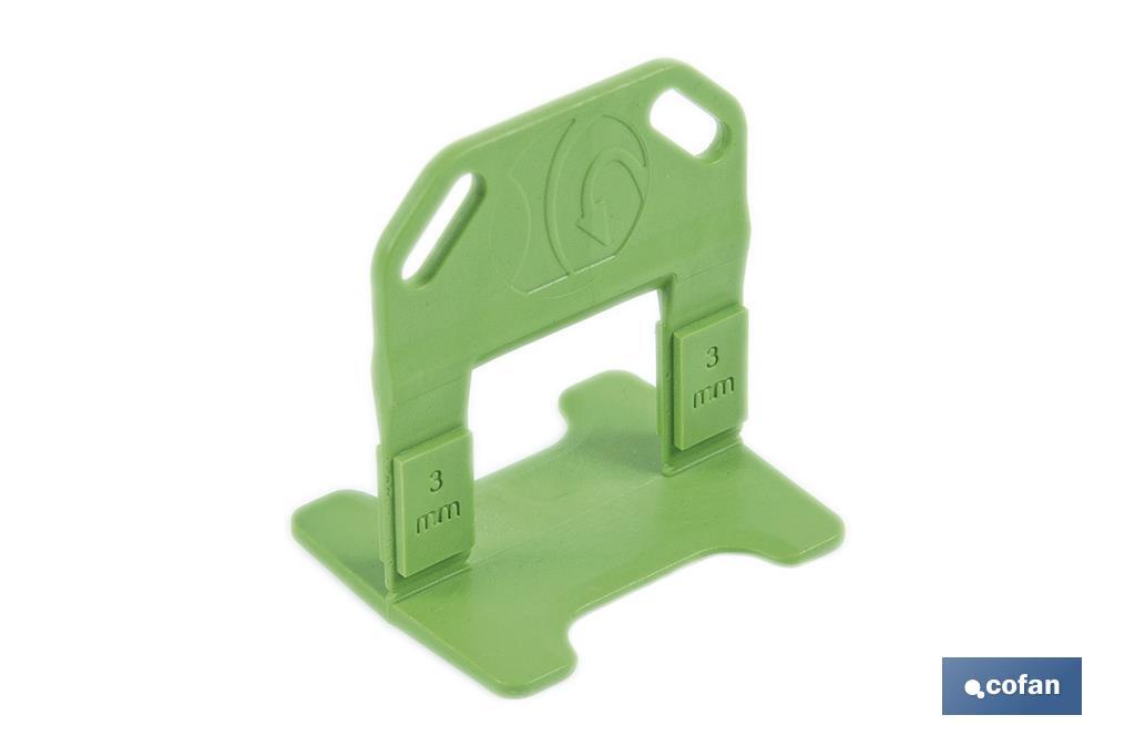 CLIP DE NIVELACIÓN 3,0 MM 300 UDS (PACK: 1 UDS) CLIP DE NIVELACIÓN 3,0 MM 300 UDS (PACK: 1 UDS)