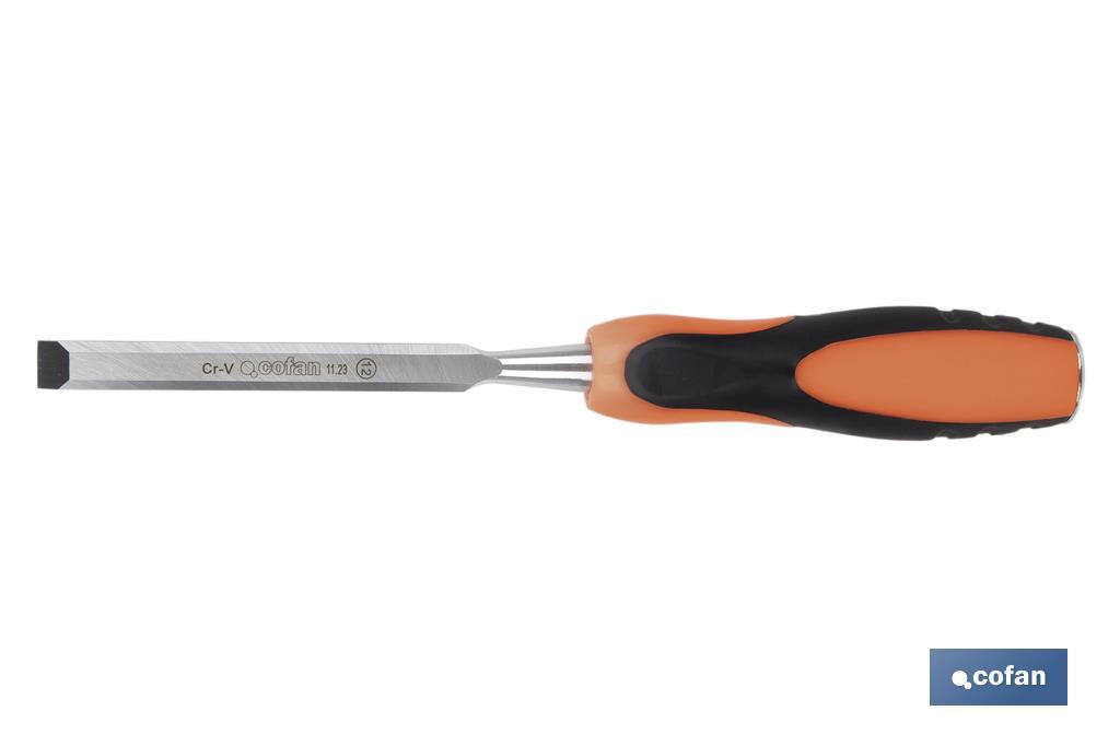 FORMÓN CON MANGO BIMATERIAL ANCHO DE CORTE 12 MM (PACK: 1 UDS) FORMÓN CON MANGO BIMATERIAL ANCHO DE CORTE 12 MM (PACK: 1 UDS)