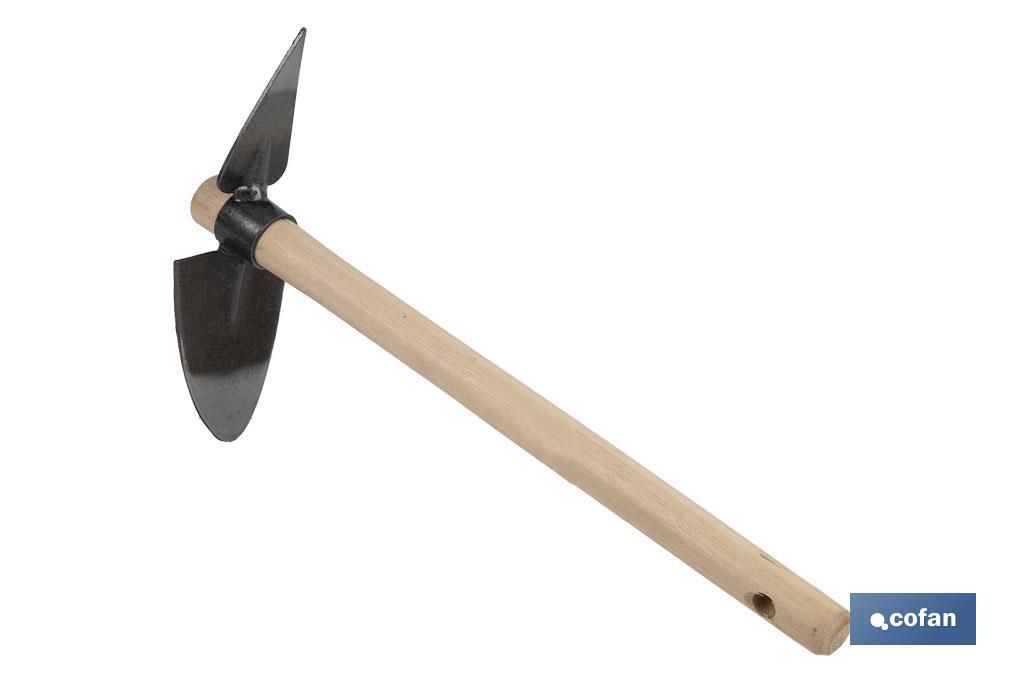 ZACHO CURVO CON PUNTA Y MANGO DE MADERA 230 X 80 MM 180 G (PACK: 1 UDS) ZACHO CURVO CON PUNTA Y MANGO DE MADERA 230 X 80 MM 180 G (PACK: 1 UDS)