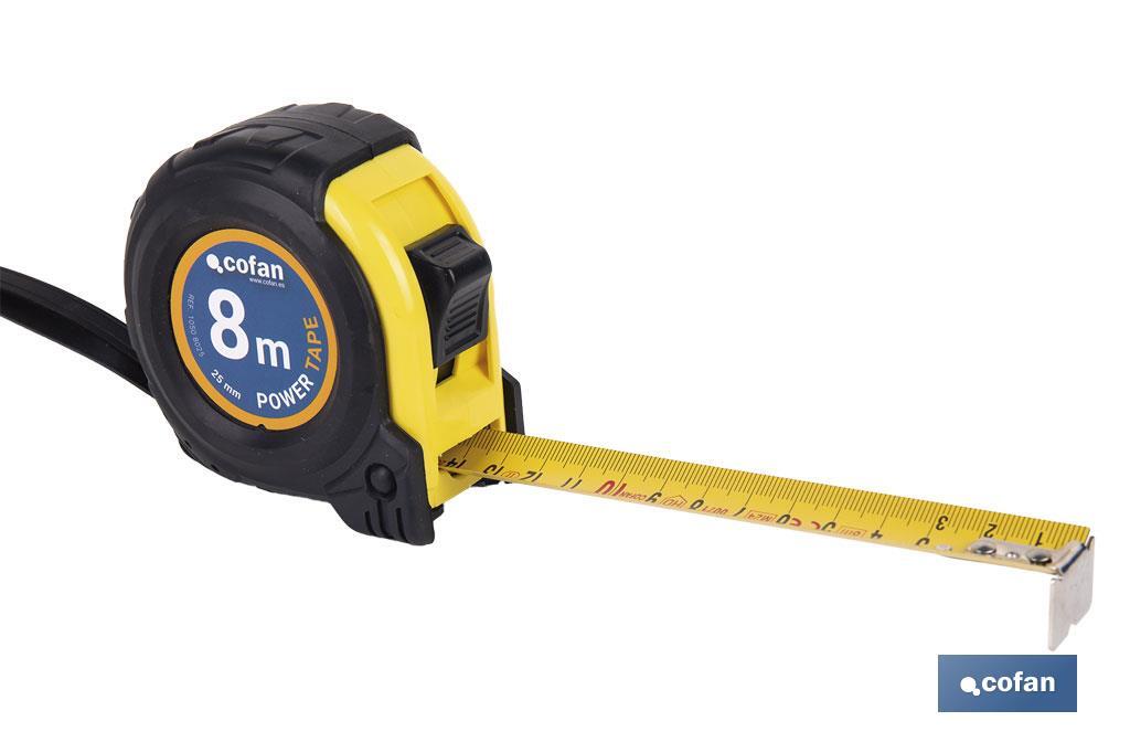 FLEXÓMETRO PROTEC. GOMA 25 MM X 8 M (PACK: 1 UDS) FLEXÓMETRO PROTEC. GOMA 25 MM X 8 M (PACK: 1 UDS)