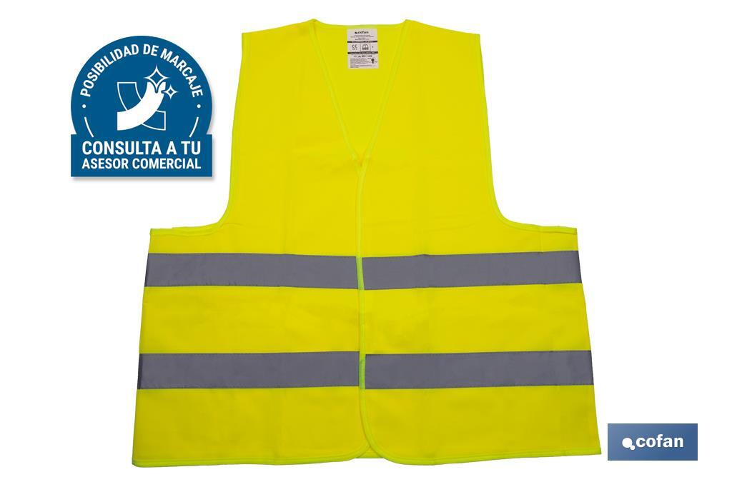 CHALECO REFLECTANTE AMARILLO (PACK: 1 UDS)