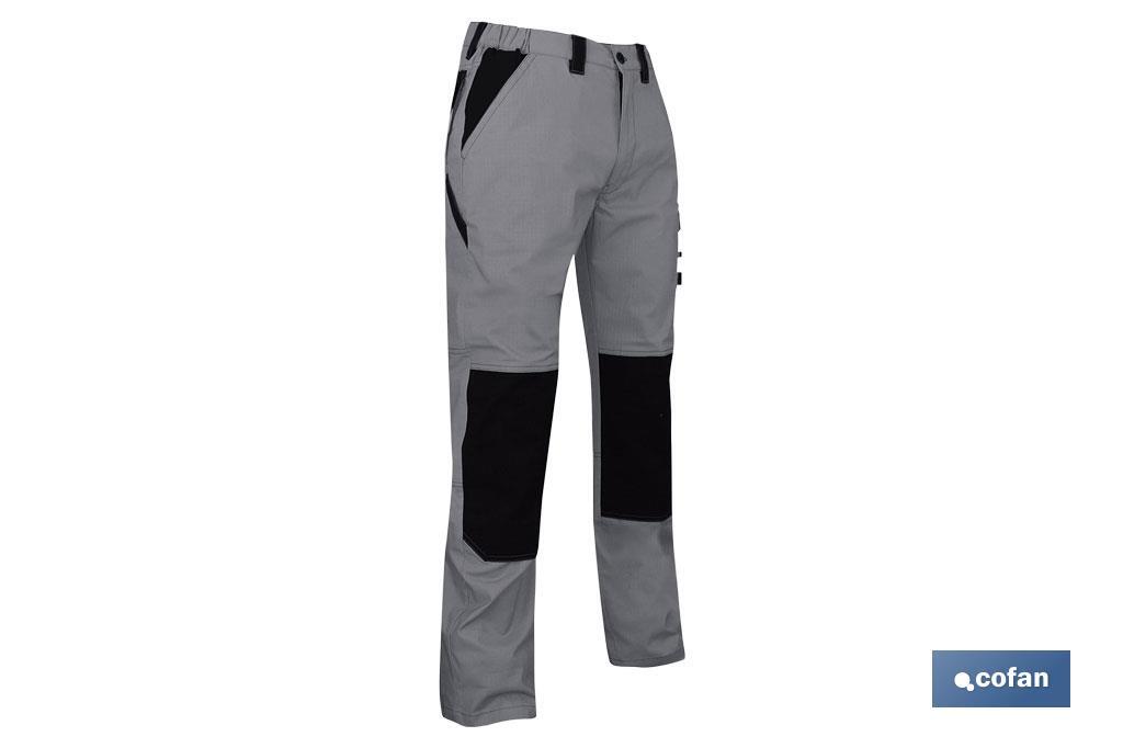 PANTALÓN TRABAJO PLUTÓN ELASTANO GRIS-NEGRO T-48 (PACK: 1 UDS) PANTALÓN TRABAJO PLUTÓN ELASTANO GRIS-NEGRO T-48 (PACK: 1 UDS)