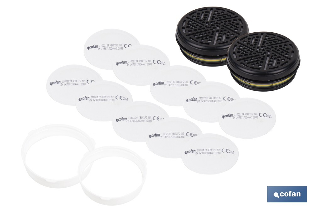 SET FILTRO COMBINADO 2 UDS. FILTRO A1B1E1K1 + 10 UDS. PREFILTRO P2 NR (PACK: 1 UDS) SET FILTRO COMBINADO 2 UDS. FILTRO A1B1E1K1 + 10 UDS. PREFILTRO P2 NR (PACK: 1 UDS)