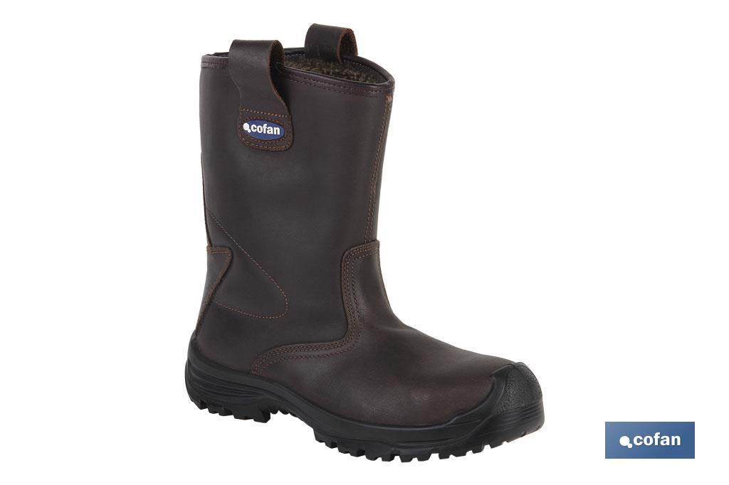 BOTA PIEL FORRADA SEGURIDAD S3 (MODELO MEGAN) T-37 (PACK: 1 UDS)