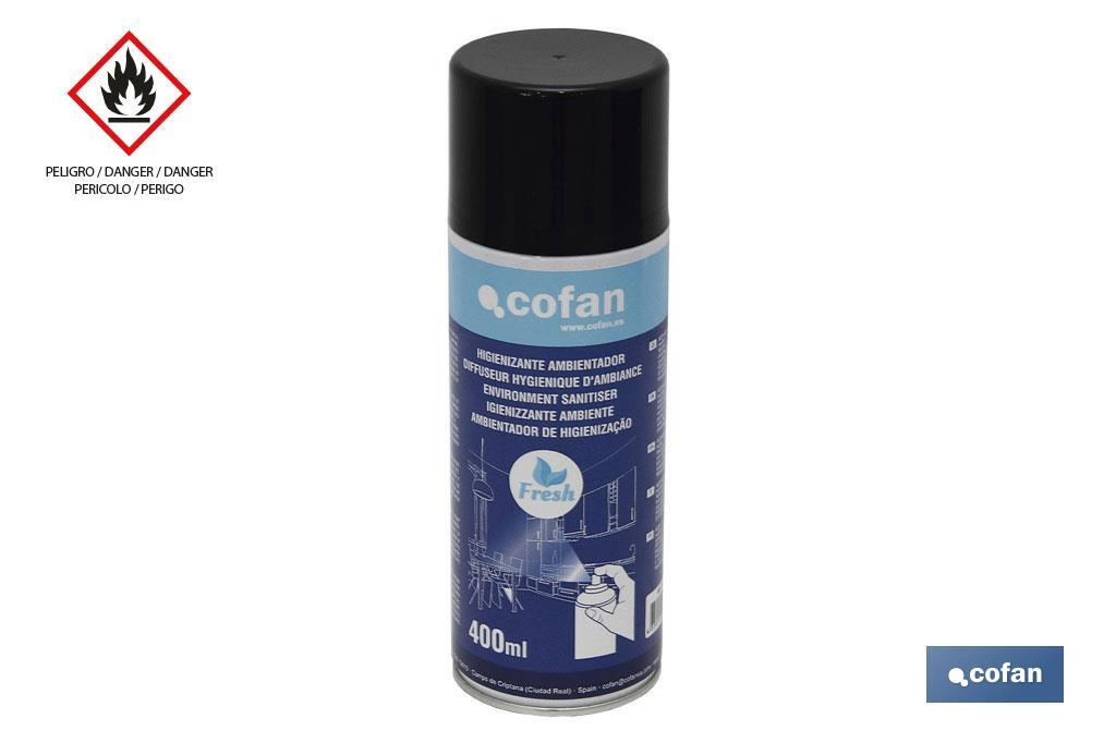 HIGIENIZANTE AMBIENTADOR 400 ML (PACK: 1 UDS) HIGIENIZANTE AMBIENTADOR 400 ML (PACK: 1 UDS)