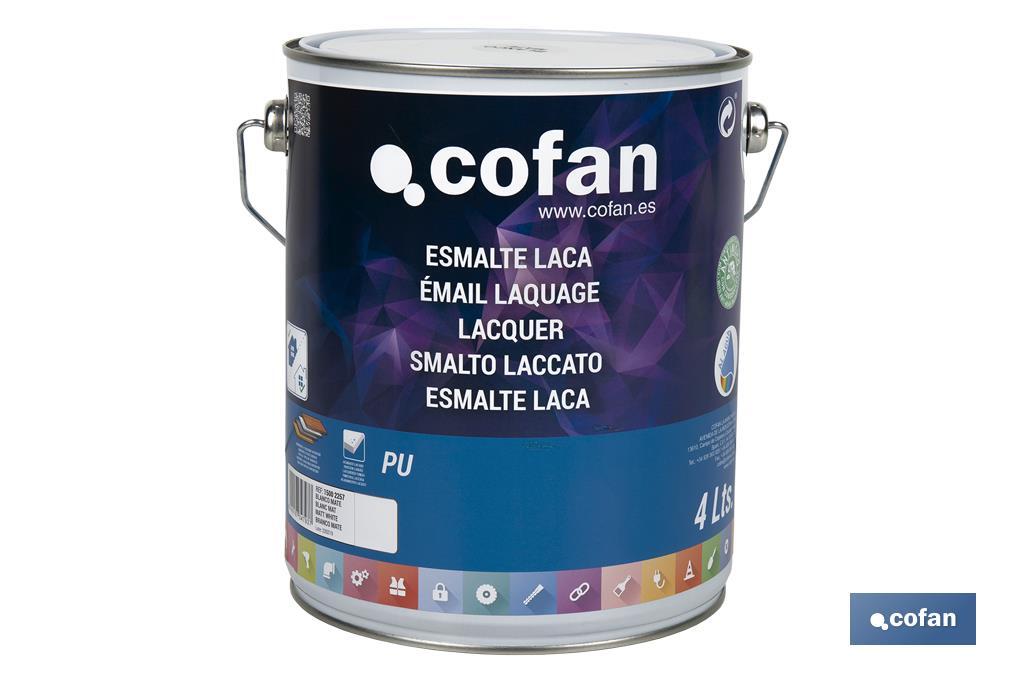 ESMALTE LACA AL AGUA BLANCO 4 L MATE (PACK: 1 UDS) ESMALTE LACA AL AGUA BLANCO 4 L MATE (PACK: 1 UDS)