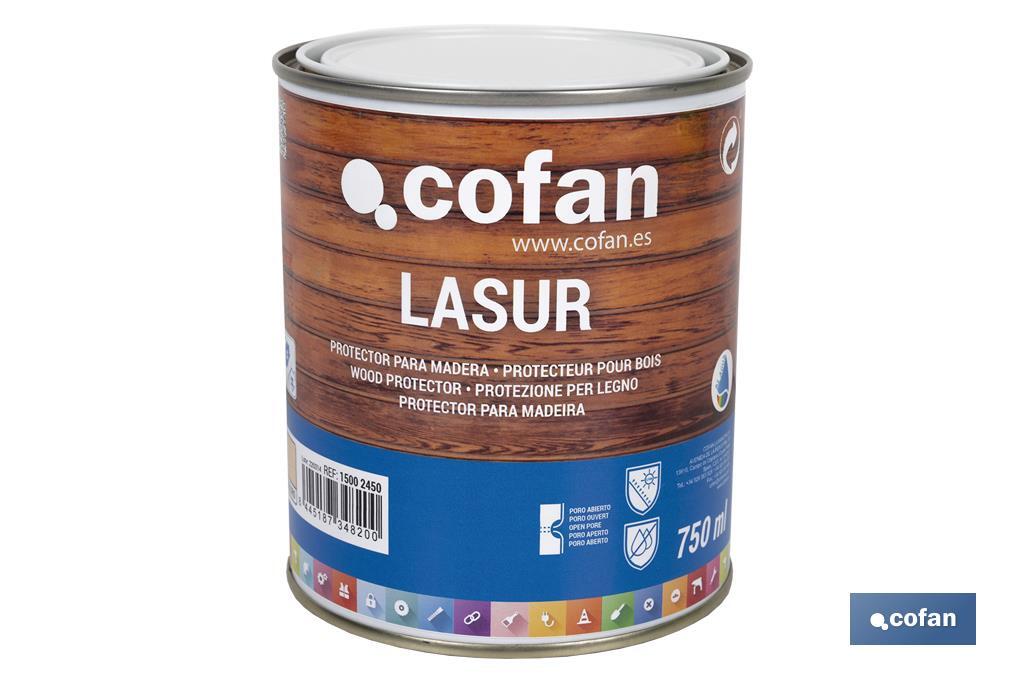 LASUR PROTECTOR AL AGUA PARA MADERA MATE INCOLORO 750 ML (PACK: 1 UDS) LASUR PROTECTOR AL AGUA PARA MADERA MATE INCOLORO 750 ML (PACK: 1 UDS)