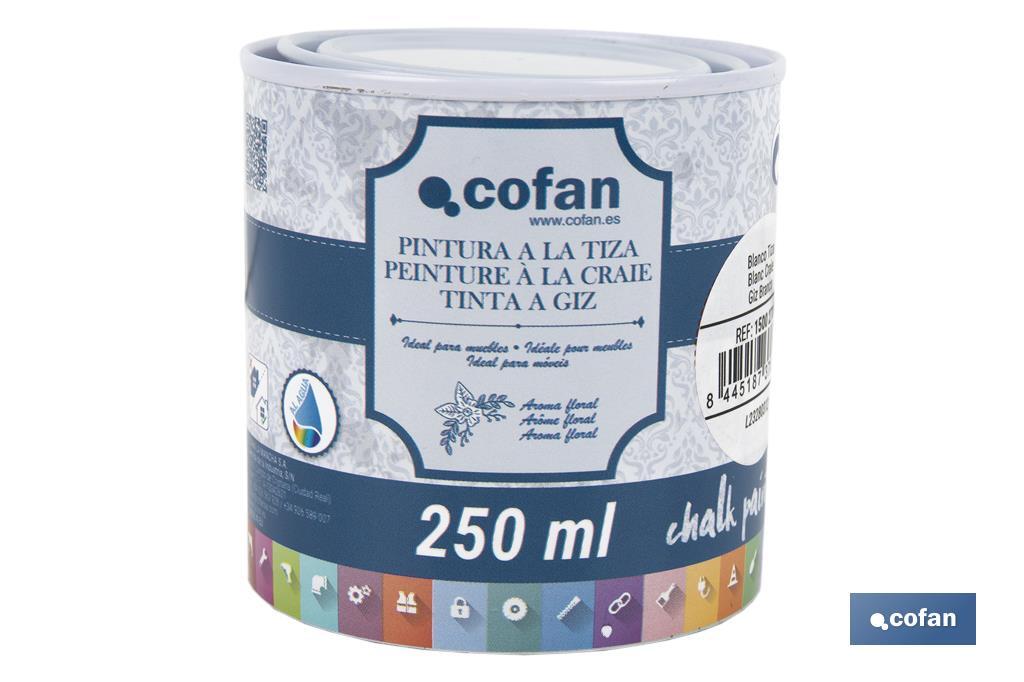 PINTURA A LA TIZA, CHALK PAINT, BLANCO TIZA 250 ML (PACK: 1 UDS) PINTURA A LA TIZA, CHALK PAINT, BLANCO TIZA 250 ML (PACK: 1 UDS)