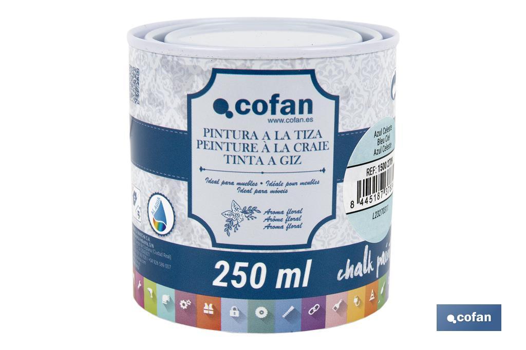 PINTURA A LA TIZA, CHALK PAINT, AZUL CELESTE 250 ML (PACK: 1 UDS) PINTURA A LA TIZA, CHALK PAINT, AZUL CELESTE 250 ML (PACK: 1 UDS)