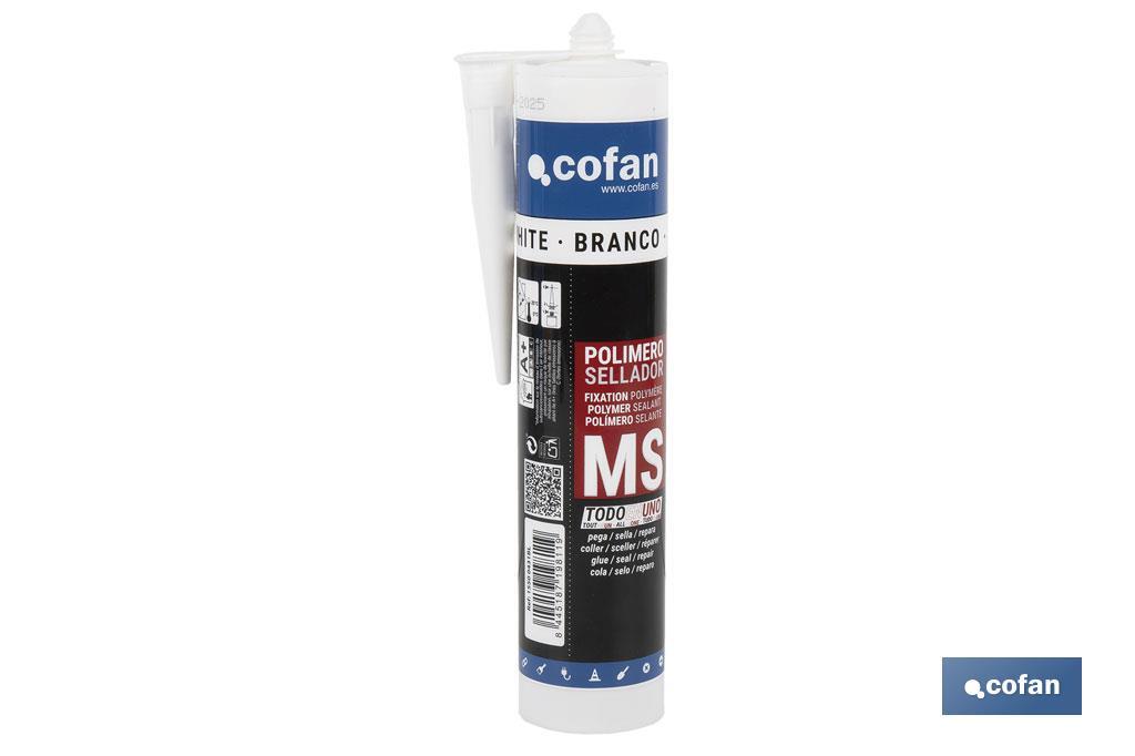 POLÍMERO SELLADOR MS 290 ML BLANCO (PACK: 1 UDS) POLÍMERO SELLADOR MS 290 ML BLANCO (PACK: 1 UDS)