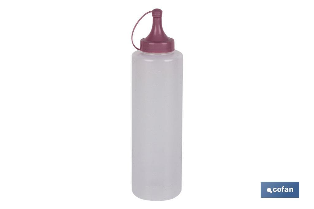 BOTELLA ACEITERA MODELO ALBAHACA 500 ML ROSA PALO 6X23cm venta unitaria (PACK: 1 UDS) BOTELLA ACEITERA MODELO ALBAHACA 500 ML ROSA PALO 6X23cm venta unitaria (PACK: 1 UDS)