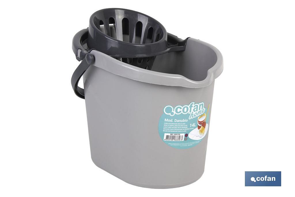 CUBO ESCURRIDOR 14 L GRIS CLARO (PACK: 1 UDS) CUBO ESCURRIDOR 14 L GRIS CLARO (PACK: 1 UDS)