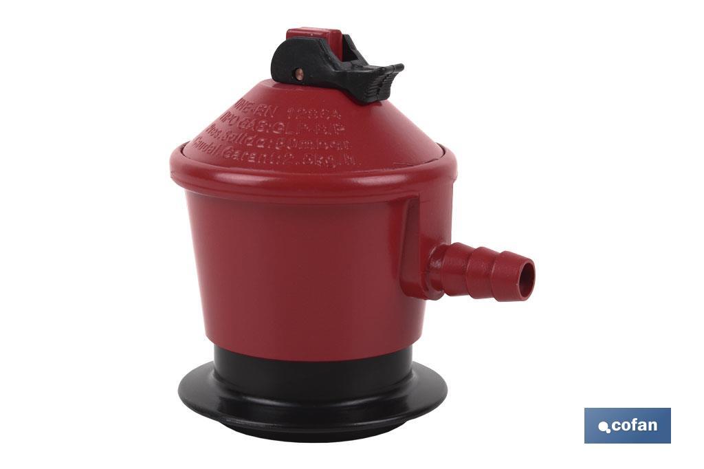 REGULADOR DE GAS BUTANO 50 mbar (PACK: 1 UDS) REGULADOR DE GAS BUTANO 50 mbar (PACK: 1 UDS)
