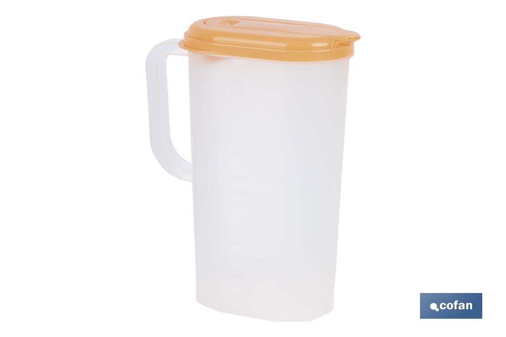 JARRA DE AGUA 2L NARANJA MODELO MANANTIAL 25X19X9.5CM (PACK: 6 UDS) JARRA DE AGUA 2L NARANJA MODELO MANANTIAL 25X19X9.5CM (PACK: 6 UDS)