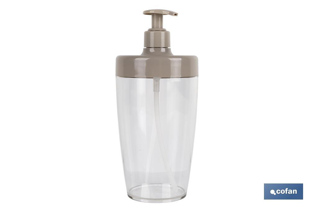 DOSIFICADOR DE JABON COLOR PIEDRA 870 ml venta unitaria (PACK: 1 UDS) DOSIFICADOR DE JABON COLOR PIEDRA 870 ml venta unitaria (PACK: 1 UDS)