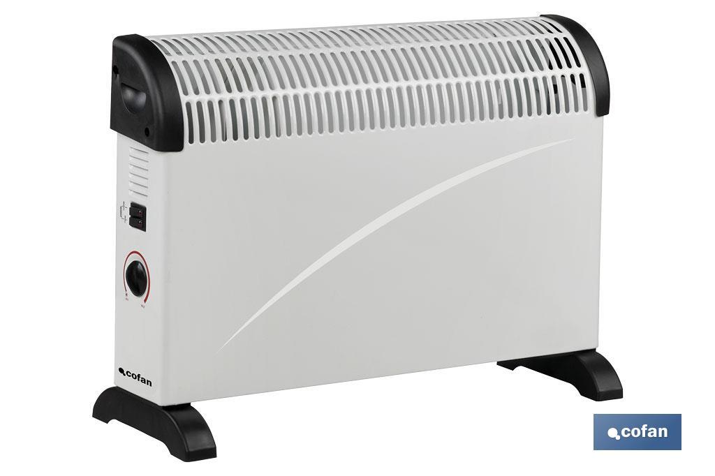 CONVECTOR CON TERMOSTATO REGULABLE 750/1250/2000 W (PACK: 1 UDS) CONVECTOR CON TERMOSTATO REGULABLE 750/1250/2000 W (PACK: 1 UDS)