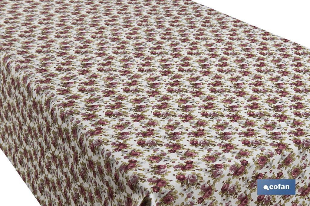 ROLLO MANTEL ANTIMANCHAS RESINADO 50% ALGODON/50% POLIESTER. ROSAS 1,40 x 25 M (PACK: 1 UDS) ROLLO MANTEL ANTIMANCHAS RESINADO 50% ALGODON/50% POLIESTER. ROSAS 1,40 x 25 M (PACK: 1 UDS)