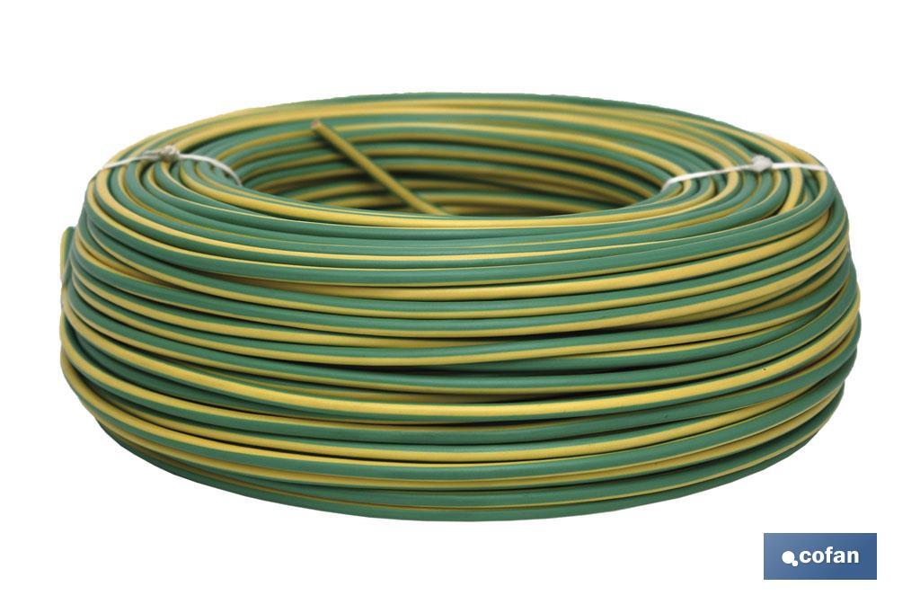 ROLLO CABLE H07V-K 1X6MM2 AMAR/VER (100M) (PACK: 1 UDS) ROLLO CABLE H07V-K 1X6MM2 AMAR/VER (100M) (PACK: 1 UDS)