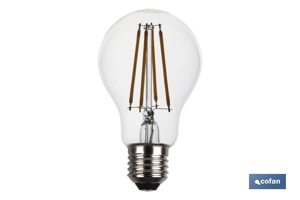 BOMBILLA LED CLASIC FILAMENTO E27 7W 806LM 2700K (PACK: 1 UDS) BOMBILLA LED CLASIC FILAMENTO E27 7W 806LM 2700K (PACK: 1 UDS)