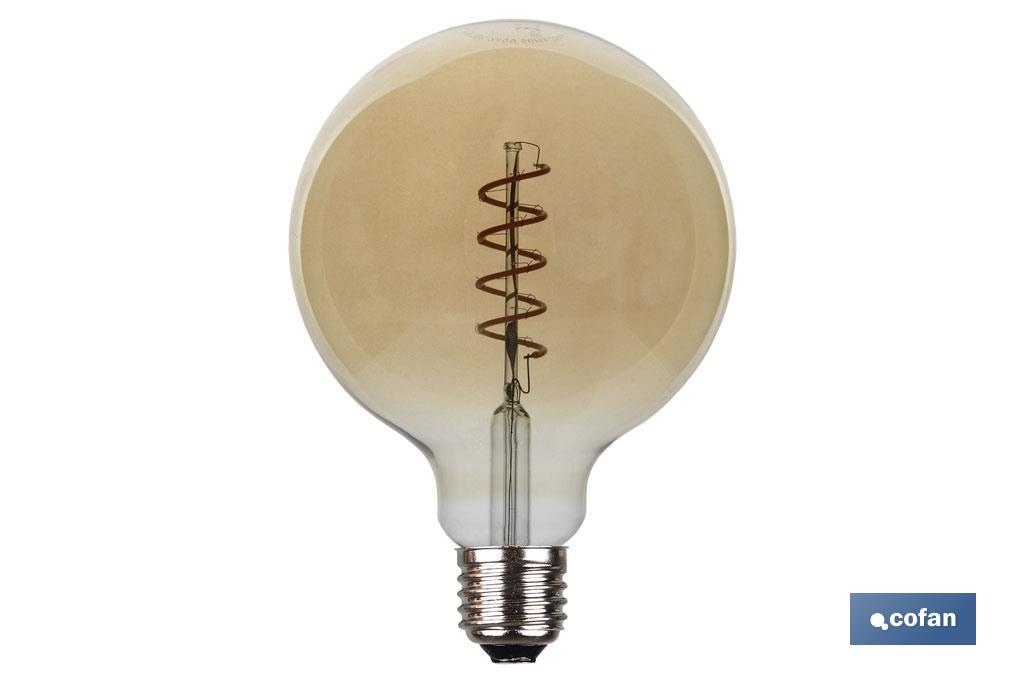 BOMBILLA LED GLOBO SPIRAL 4W E27 170LM 2200K (PACK: 1 UDS) BOMBILLA LED GLOBO SPIRAL 4W E27 170LM 2200K (PACK: 1 UDS)